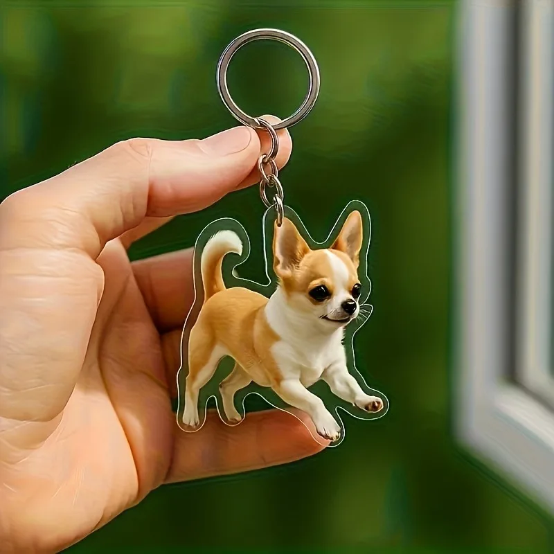 Custom Full-Body Photo Keychains of People, Custom Full-Body Photos of Pets, Personalized Pets, Custom Acrylic Accessories image 3