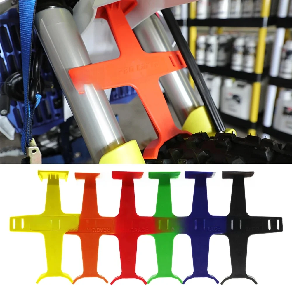 Protecteur de transport ABS pour Motocross, finition brillante, Support de fourche, bloc de moto, économiseurs de joint Enduro, accessoires de protection