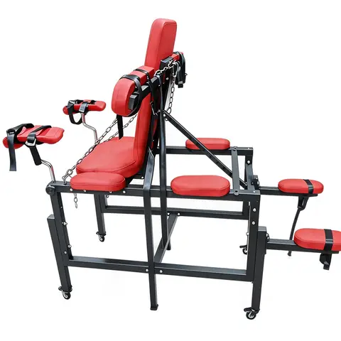 SM Restraint Furniture Large Adjustable Spanking Sex Bench Chair Couples Bondage Play Multi-Functional Sex Positioning Aid 18+