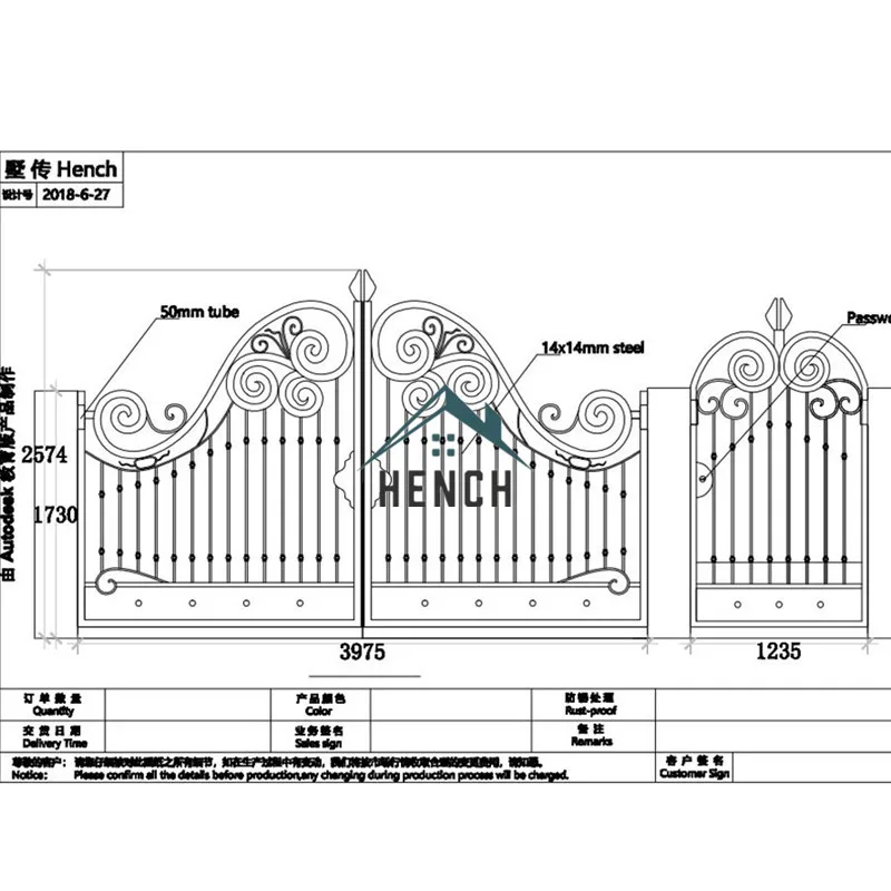 Villa Driveway Wrought Iron Gates Design For Home China Manufacturers Suppliers