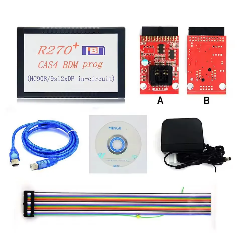 R270+ CAS4 BDM Prog R270 V1.20 Auto Key Programmer with EWS-4.3 4.4 IC Adapter For XPROG-M R270 AK90 Programmer EWS4 Adaptor