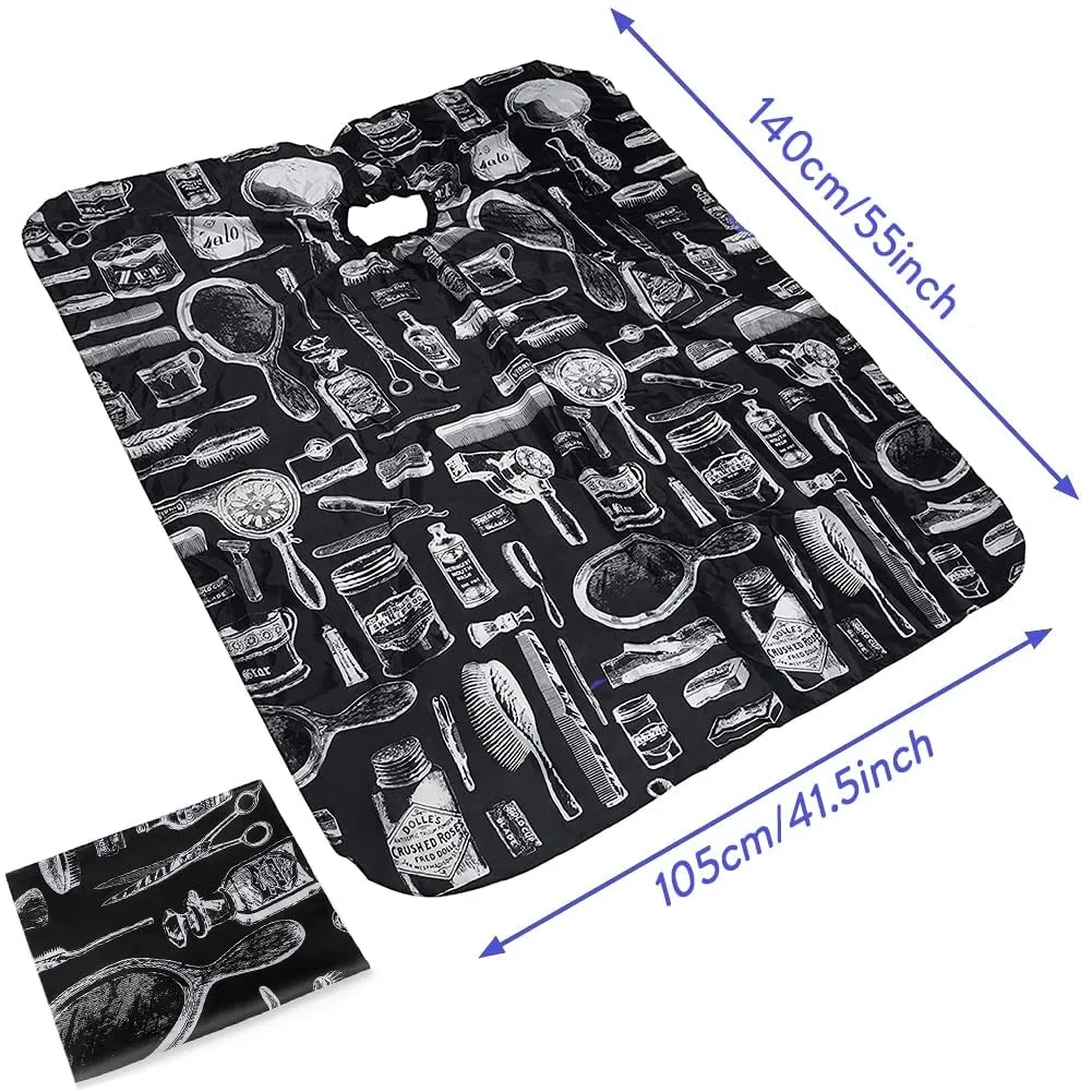 Antistatic Hairdresser Apron Hair Cut Cape Hairdress Gown Cape Hair Salon Barber Cutting Dye Apron Salon Styling Cloth