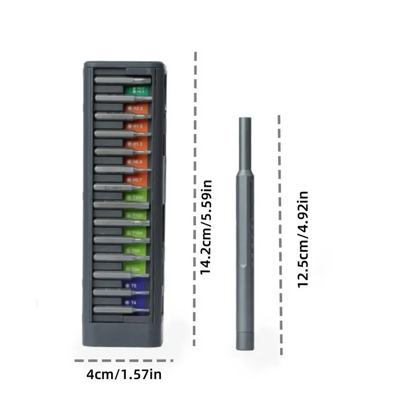 VMAN Precision Screwdriver Set 49 in 1 Torx Hex Phillips Magnetic Screwdriver Bit Phone Watch Laptop Mini Repair Tool Set