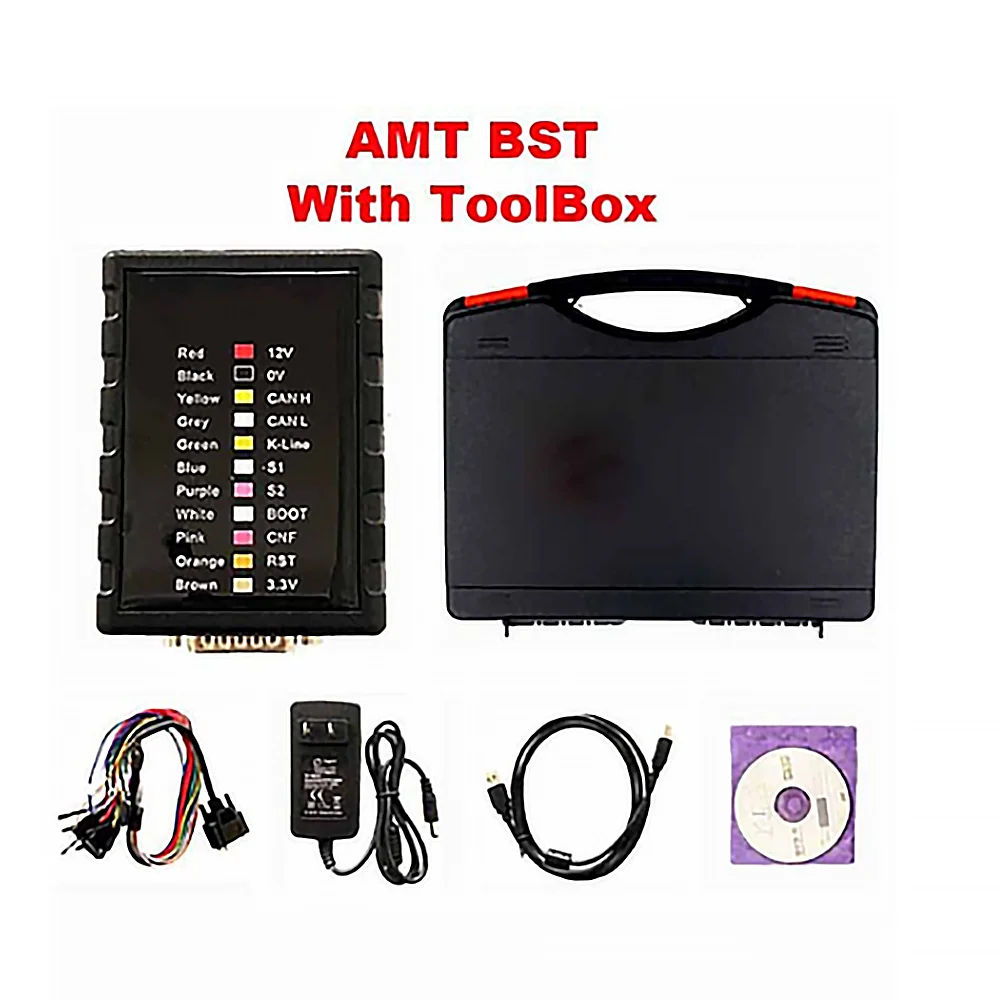 HOT Universal ECU BENCH AMT BST Service Tool For BMW/Benz/VOLVO/VAG/OPEL Online/Offline Read&Write V1.0.10.9 MG1 MD1 Protocols