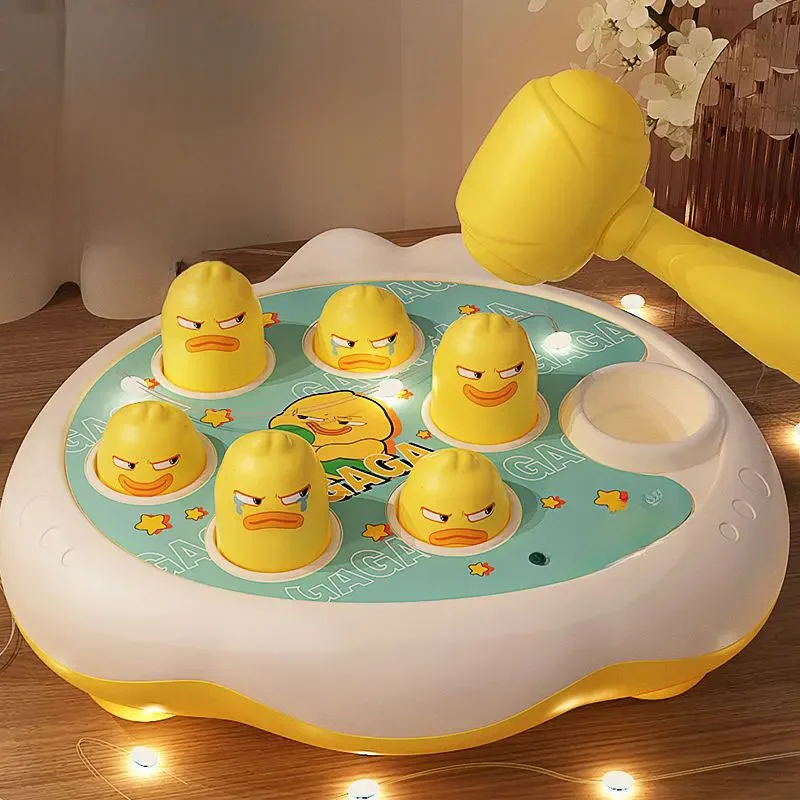 Brinquedo Montessori para Aprendizagem do Bebê, Pato, Sapo, Porco, Quebra-cabeça Educacional,
