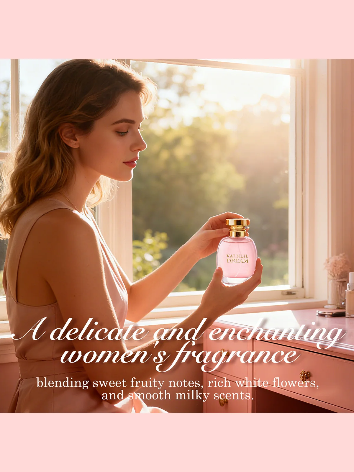 Paquete de 2/200ml de perfume floral afrutado para mujer con clemento de pera, jazmín, gardenia y sándalo de vainilla, fragancia de uso diario