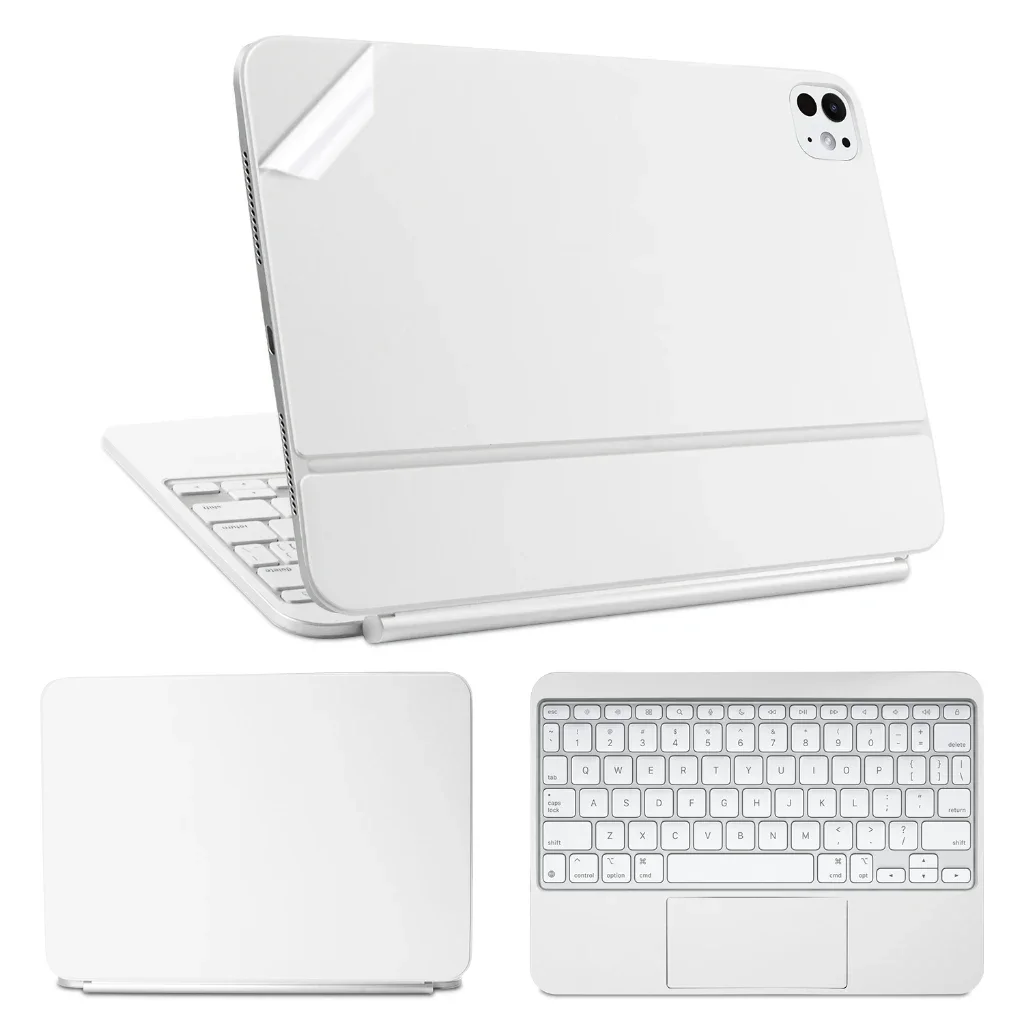 Naklejka ochronna na Magic Keyboard 11/13 cali, model 2025, pełne pokrycie, winyl, trwałe materiały, jednolity kolor, iPad Pro / Air M4 M3 — zdjęcie produktu 7