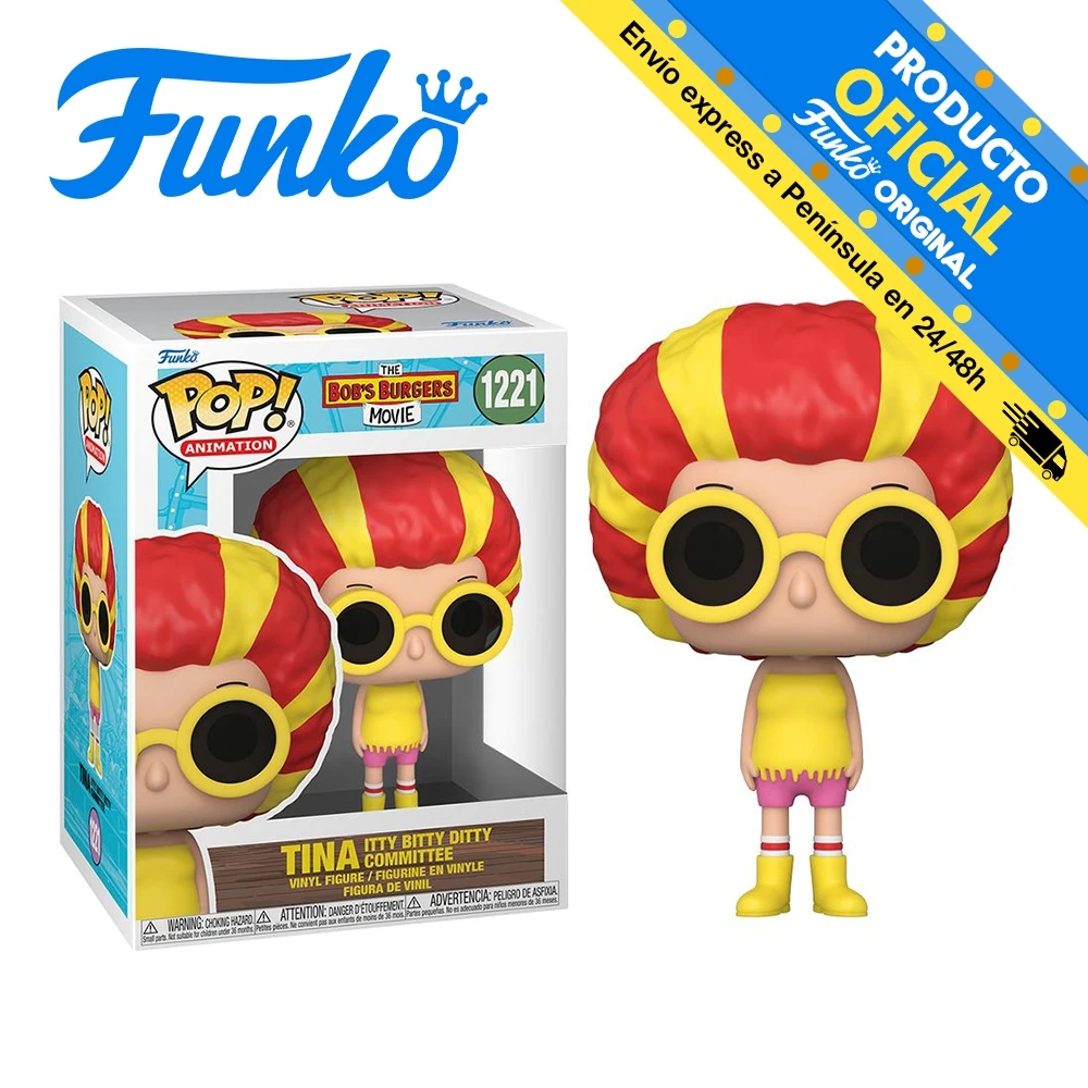 Funko Pop! Bob's Burgers: The Movie-tub, 57596, 1221, original, gift, boy girl, shop, official license, figure