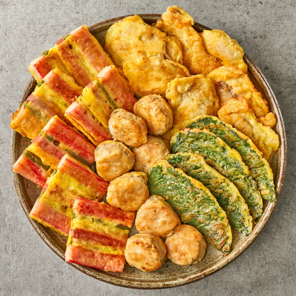 4 kinds of Korean-style hand-made assorted meals 1kg Donggrang-Dingdong Taejeon Sesame Leaf Skewers