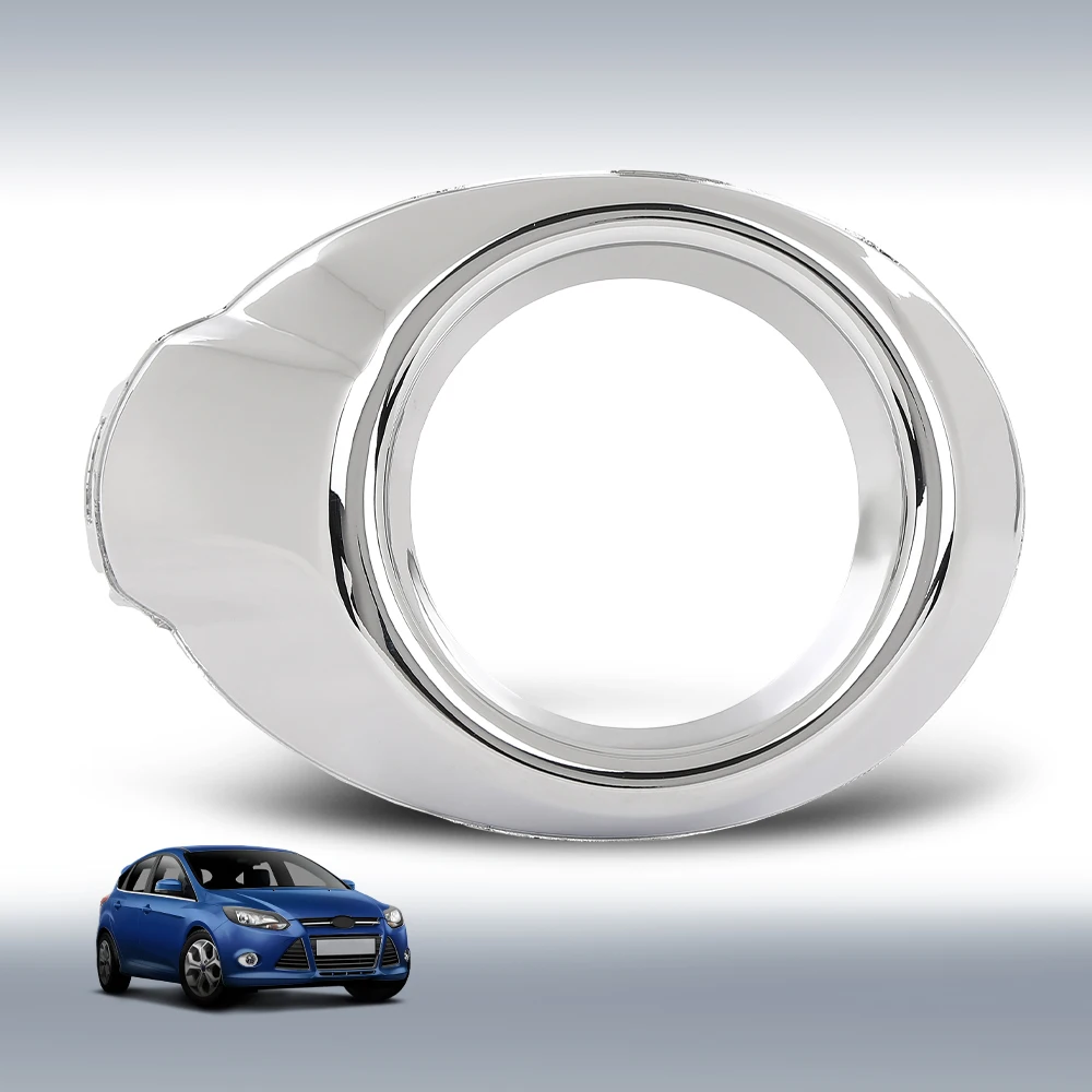 

1 шт., накладка на противотуманные фары, правая сторона пассажира, хром Cp9Z17E810C, подходит для Ford Focus 2012-2014, прочный, прочный, экстерьер автомобиля