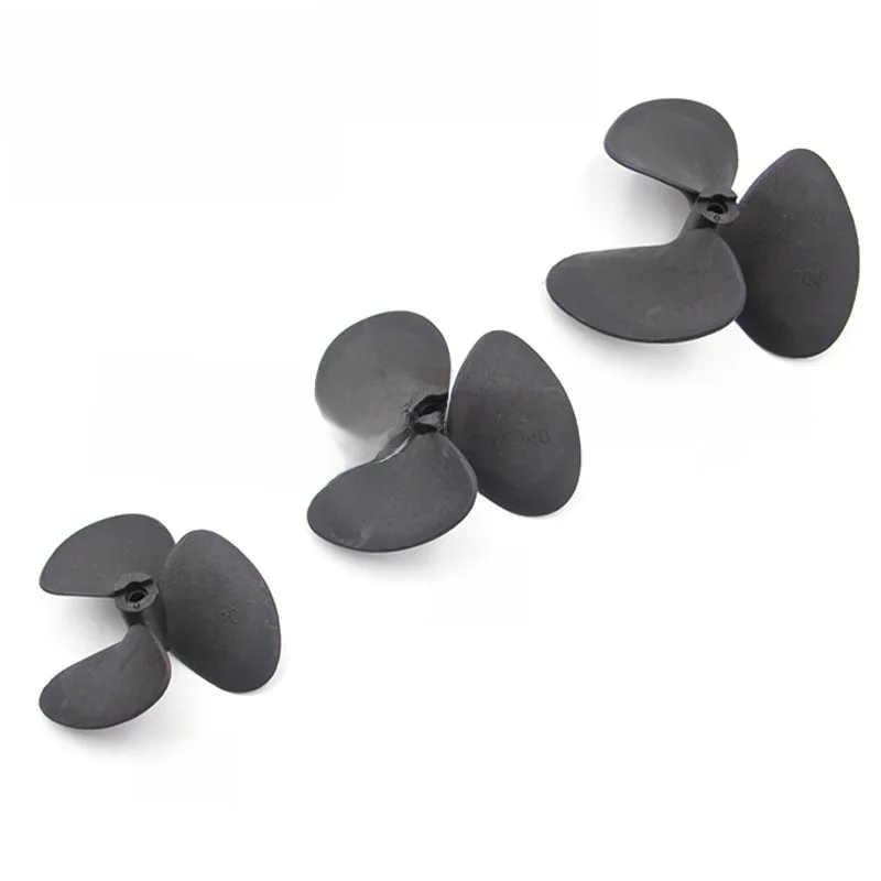 Sunshine-Hélice sous-marine en nylon modèle 3 pales, bateau de pêche à chalutiers, télécommande, 80mm, 90mm, 100mm, 1.6mm, pas, arbre de 5mm