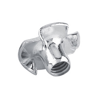 50PCs M3 M4 M5 M6 M8 M10 Zinc Plated Four Claws Nut Speaker T-nut Blind Pronged Insert Tea Nut Furniture Hardware