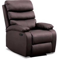 Reclining massage chair reclining heat Lumbar Brown Gridinlux