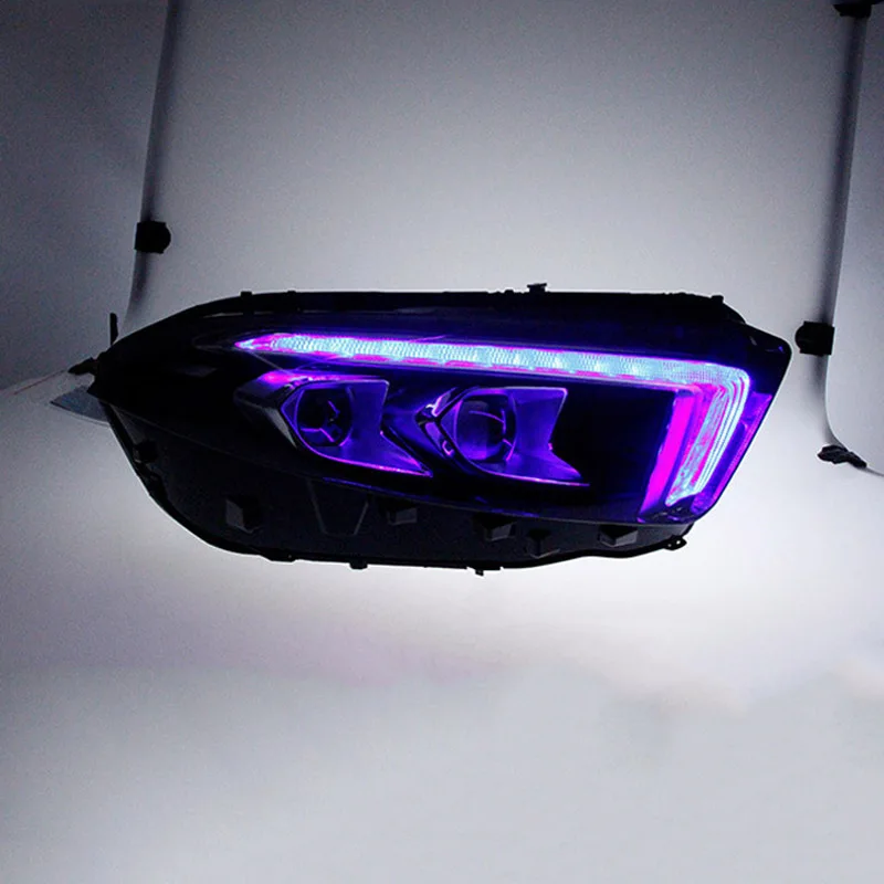 Car LED Headlights Assembly For Mercedes Benz A Class 180 2019-20 High/Low Beam Xenon Light DRL Turn Signal Indicator Front Lamp