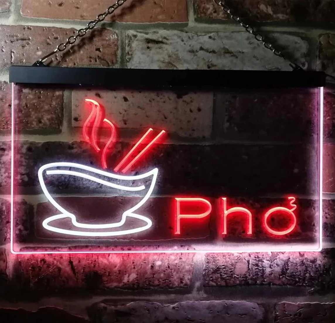 Imagem -02 - Personalizado Dual Color Led Neon Sign Pho Vietnamita Noodles Restaurante Restaurante Sinal Vietnã Noodle Night Eat Neon