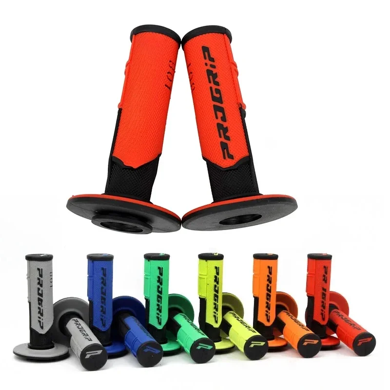 AliExpress ProfesRacing Motorcycle 7/8 "22 24mm Grips Handle Bar For KTM YAMAHA Universal Pit Bike Motocross Motorbike Rubber GEL Domino Grip 6 Colors