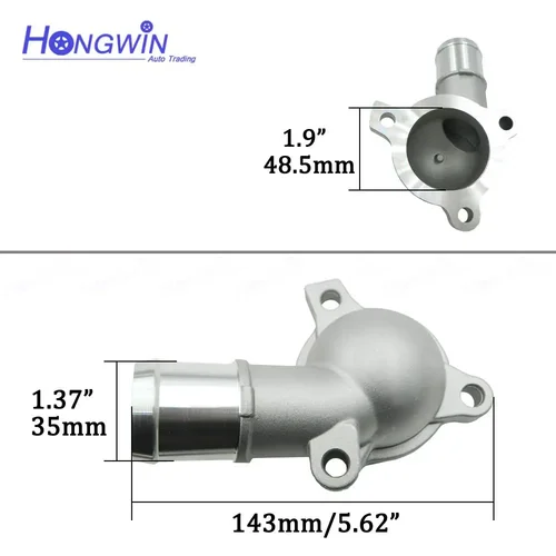 Imagen 2 del producto Genuino No. 25620-25002 25631-25001 Carcasa del termostato para Hyundai Sonata 05-07 Kia Rondo Optima 07-12 Magentis 05-08 2562025002