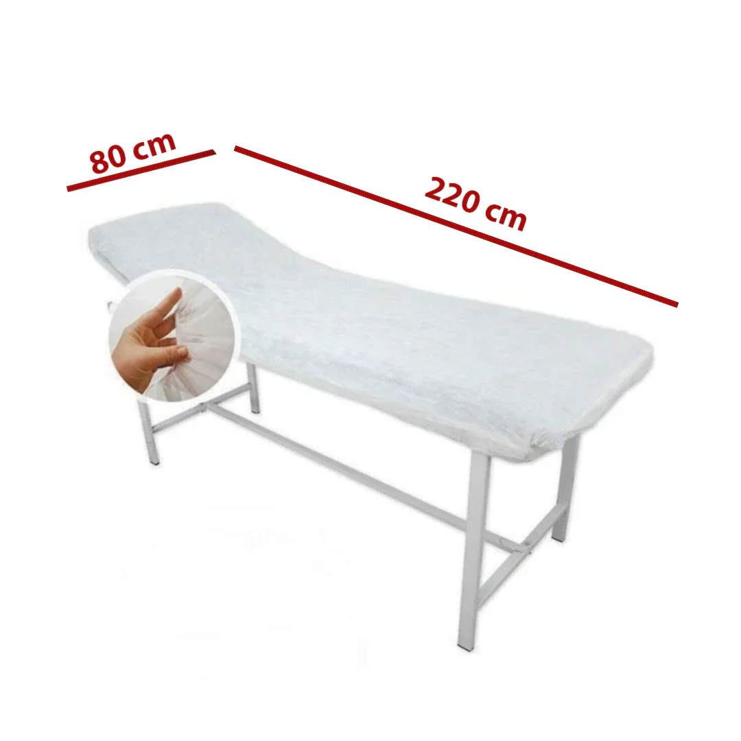 Disposable 10Pcs Stretcher Cover Bed Table Elastic Sheets 80x220 Underpad Cover Recessed Massage Table Beauty Care SPA