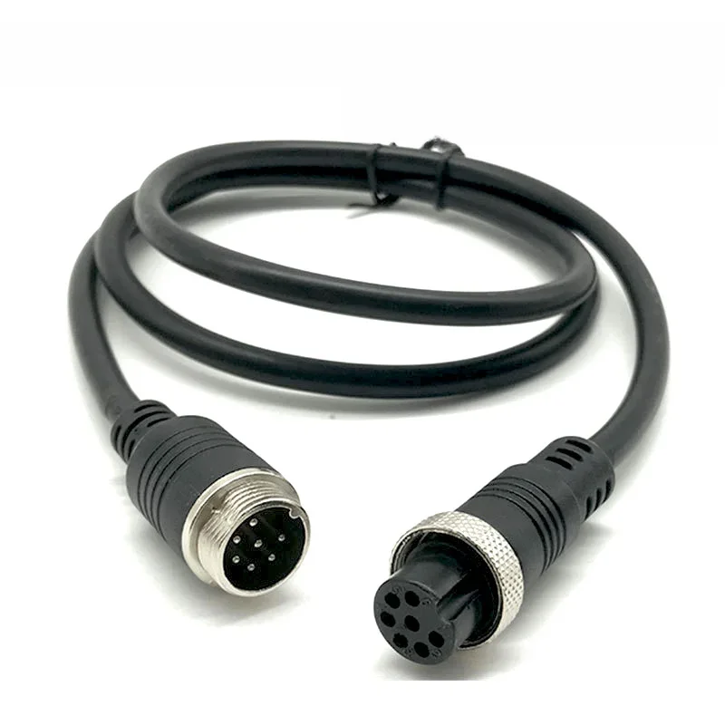 Kabel przedłużający wideo lotniczy M16 2pin 3p 4p 5p 6p 7p 8p 9p 10Pin GX16 6pin męski na żeński, 1M-10M, do systemów kamer samochodowych — zdjęcie produktu 7