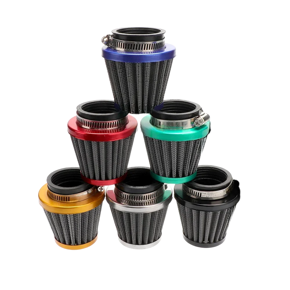 AliExpress Universal 45mm 50mm 54mm 58mm Mushroom Head Motorcycle Carburetor Air Filter Cleaner Intake For ATV UTV Quad Dirt Pit Bike