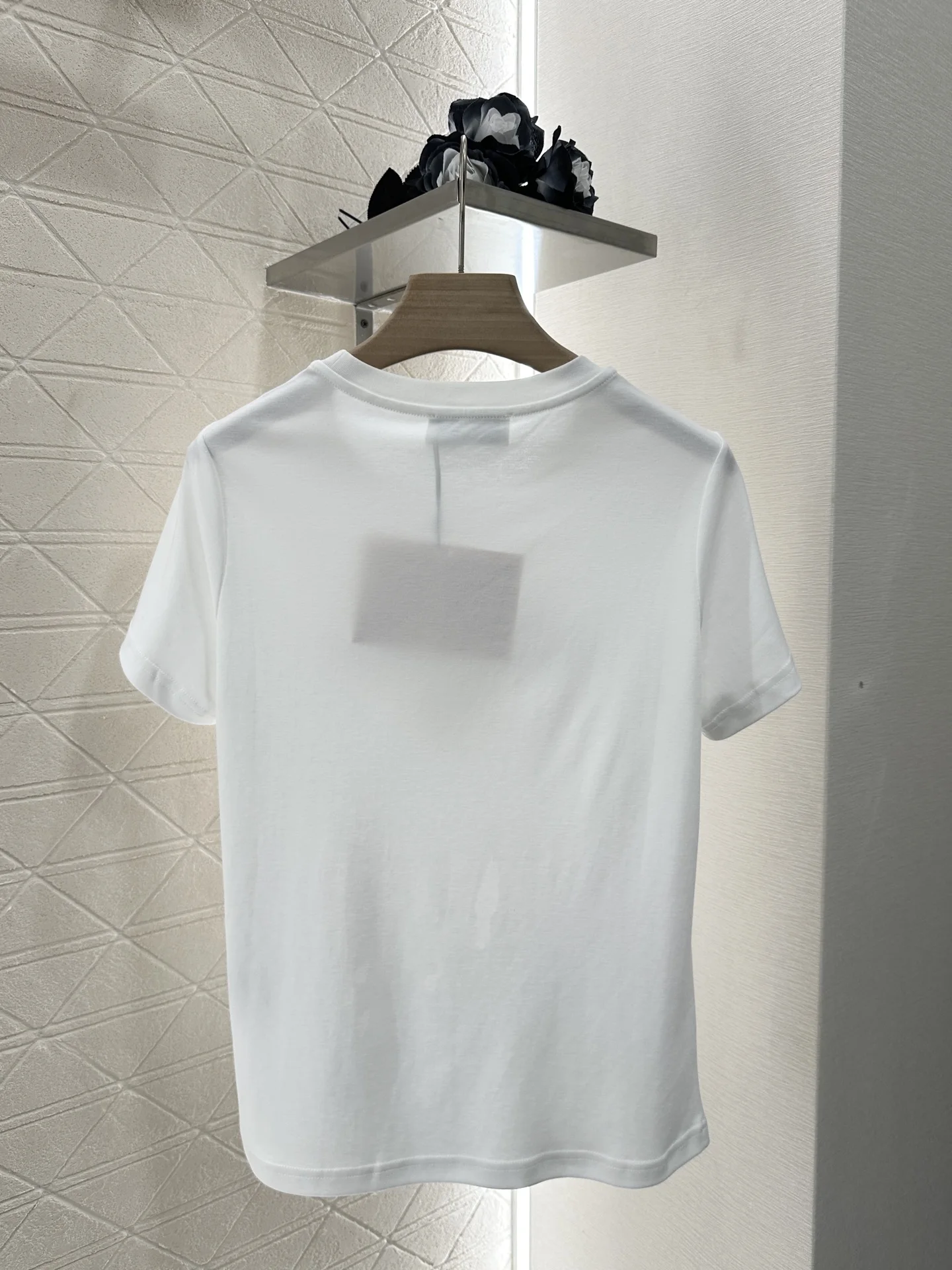 

2025 summer fashion new casual women's wear black white pink loose T-shirt short sleeve