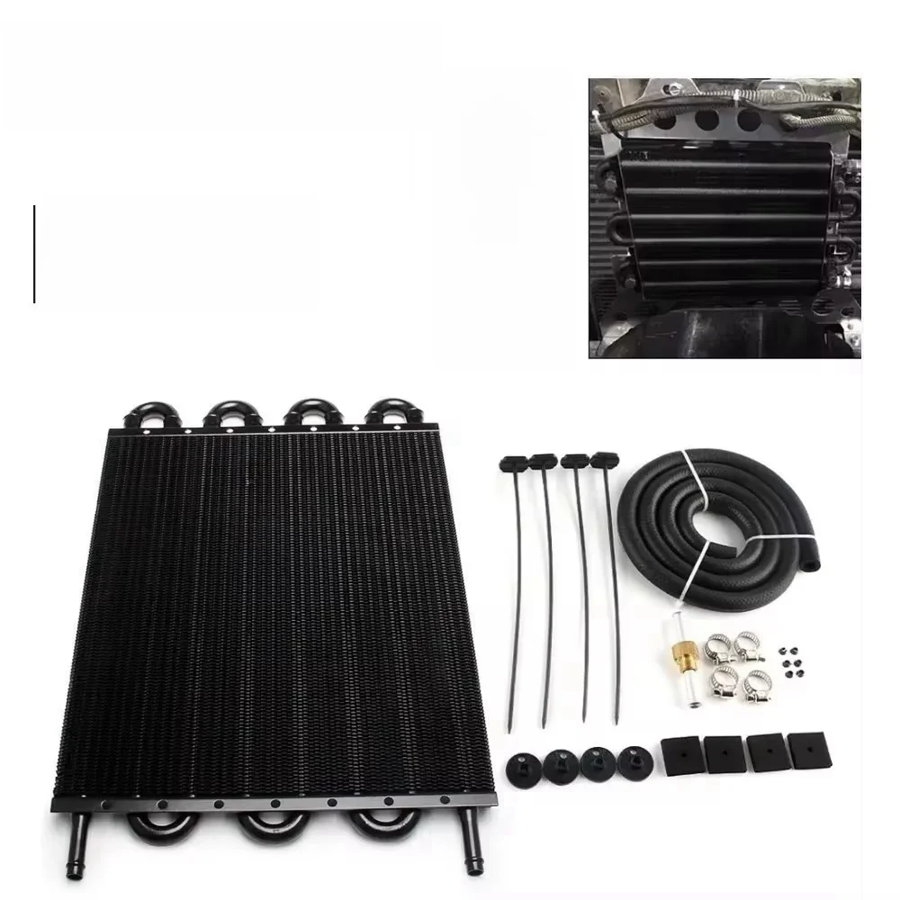 4 wiersz 6 wiersz 8 wiersz aluminiowa uniwersalna chłodnica do oleju zestaw chłodnicy oleju samochodu Auto przekładnia automatyczna konwerter chłodnicy TOC-1001 — zdjęcie 2