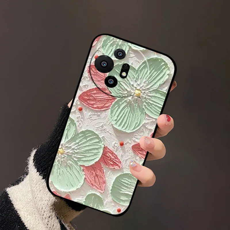 For TCL 50 XL 5G Case Flower Soft Silicone Cute Cartoon Phone Case For TCL 50 XL NxtPaper 5G Back Cover Protect Fundas Fashion