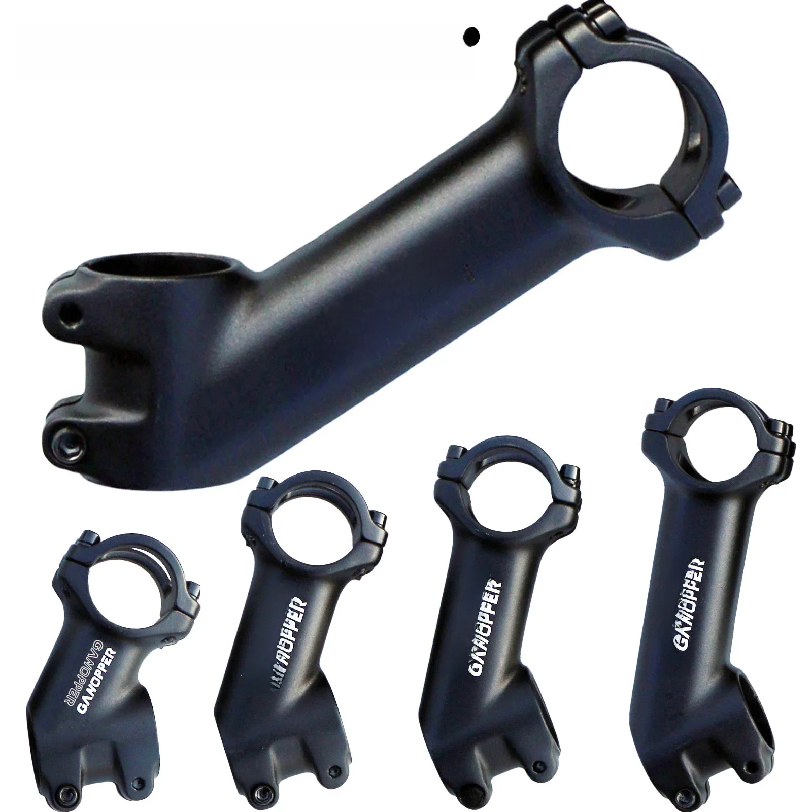 AliExpress GANOPPER 17 25 35 Degree Mountain Bike Handlebar Stem 31.8 Riser MTB Road Bicycle Stem 31.8MM 60/70/80/90/100/110 mm Handle bar Shim