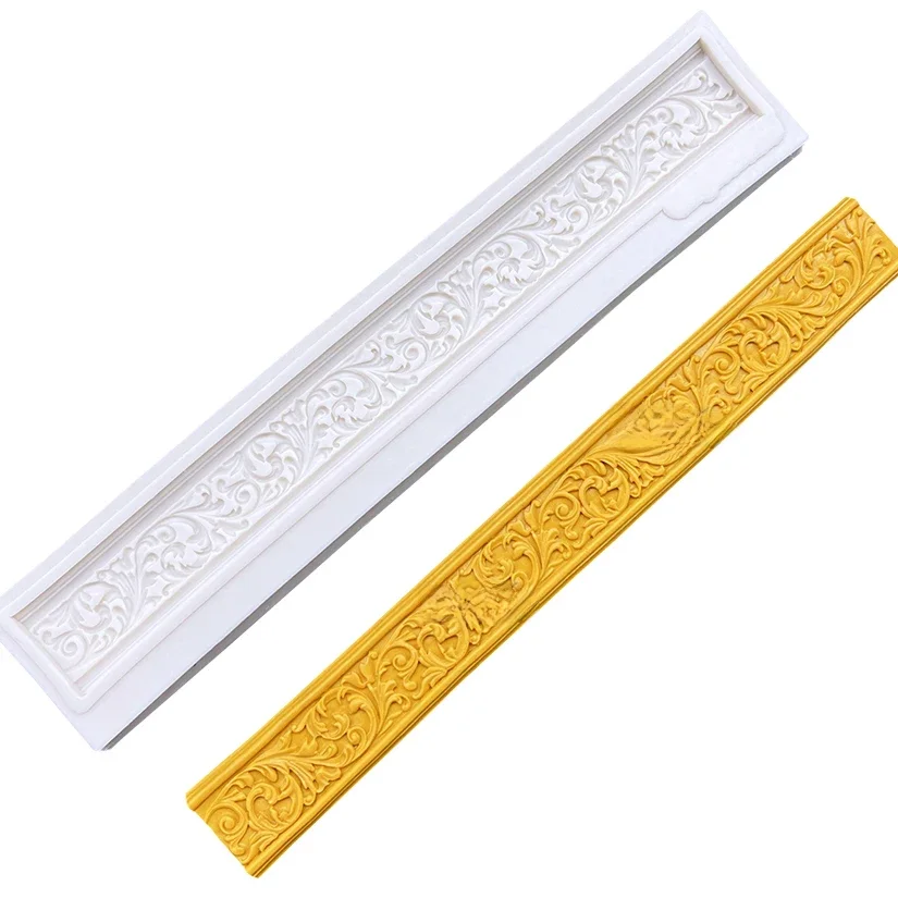 Moule de cuisson de gâteaux en Silicone, dentelle, Sugarcraft, Cupcake au chocolat, outils en résine, outils de décoration de Fondant