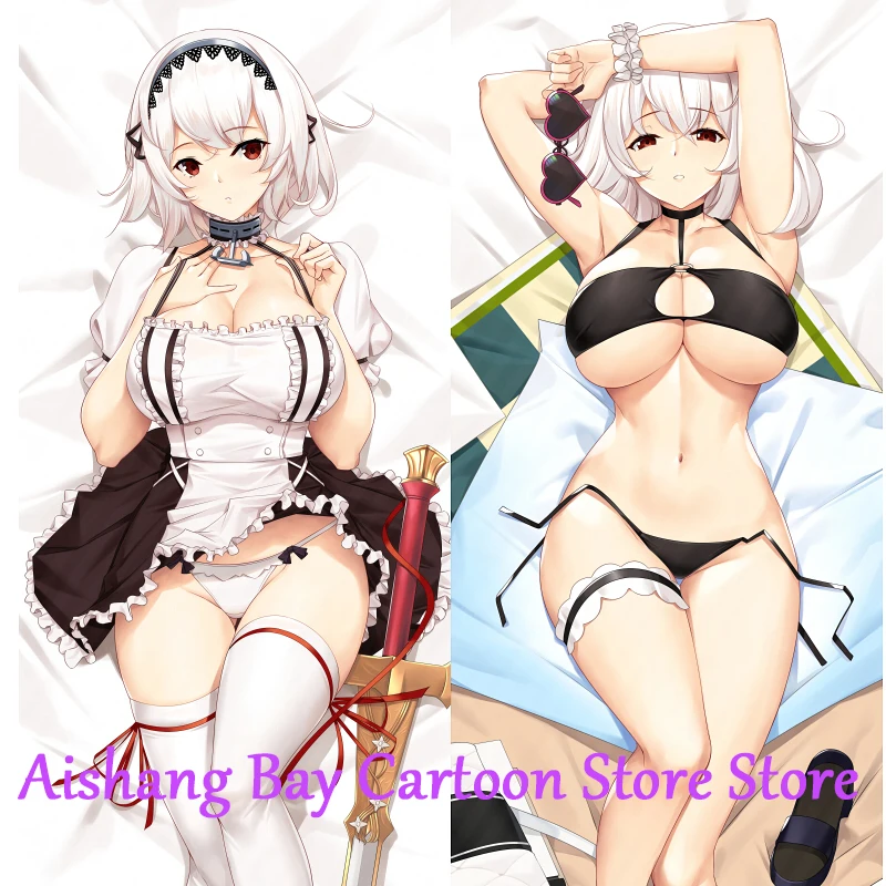 Dakimakura Anime Pillow Cover Azur Lane Sirius Double Sided Print Life-size Body Decoration