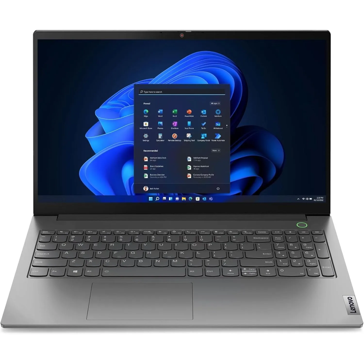 레노버 씽크북 15 G4 15.6 인치 비즈니스 노트북, 인텔 코어 i7-1255U,40GB RAM,2TB SSD, 윈도우 11, 그레이, 게임용 마우스 포함