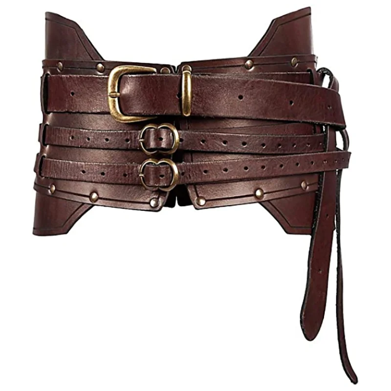 Medieval Renaissance Belt With Adjustable Design Steampunk Waist Costume Accessory Viking Knight Antique Waistband For Women Men