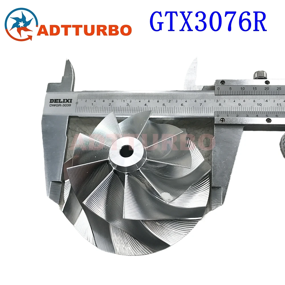 

MFS Billet GTX3076R Turbo Compressor Wheel 58/76mm 856801-5027S 400 - 750HP 1.8L - 3.0L Turbine Parts for Garrett Performance