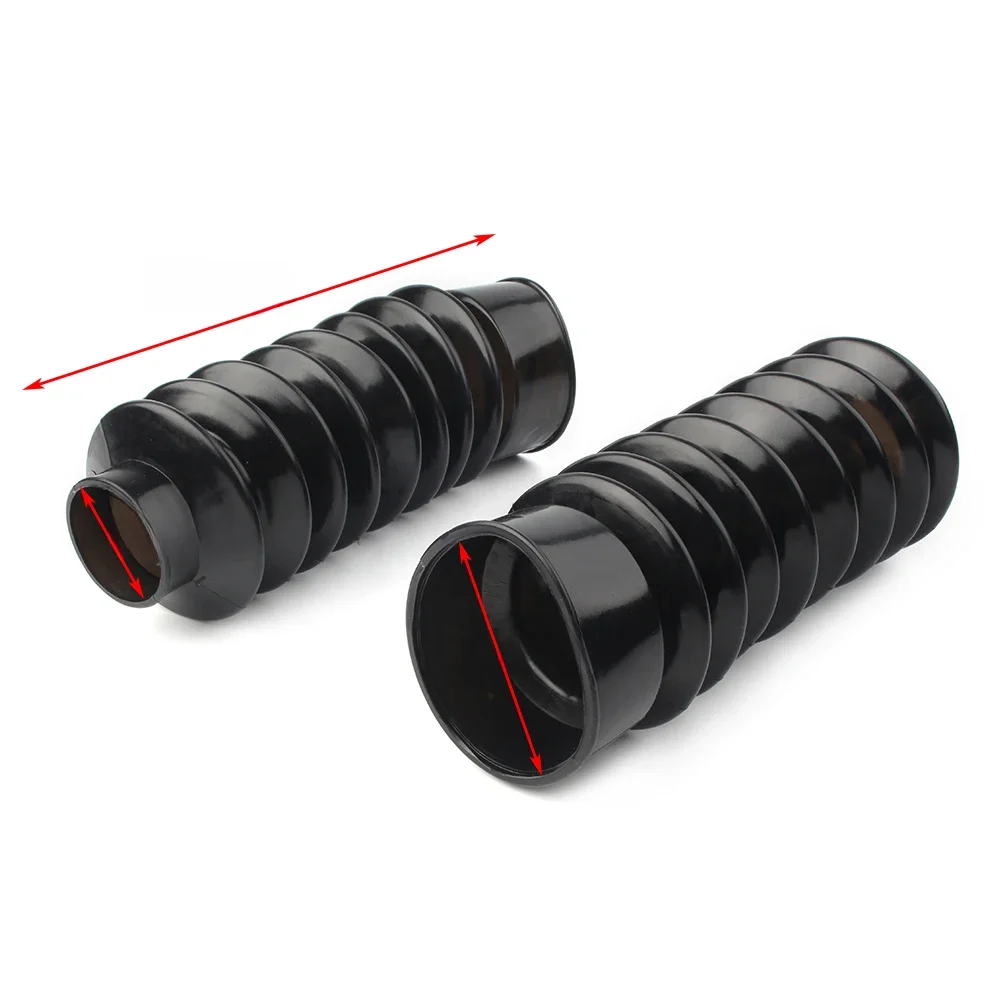Bottes universelles de fourche avant de moto, 2 pièces, 41mm, couvertures Gators en caoutchouc pour Harley Davidson Softail FXST Dyna FXDWG FXWG