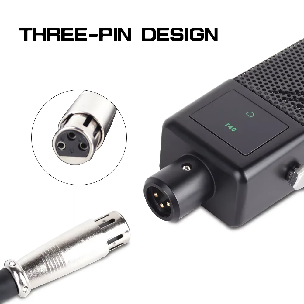 CM200 PC 콘덴서 마이크 3.5mm 잭 플러그 앤 플레이 미니 삼각대 스탠드 포함 라이브 방송/휴대폰용 사운드 녹음