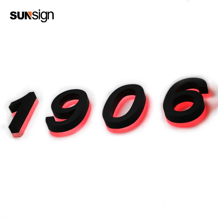 Rvs Reverse Lit Doosletters