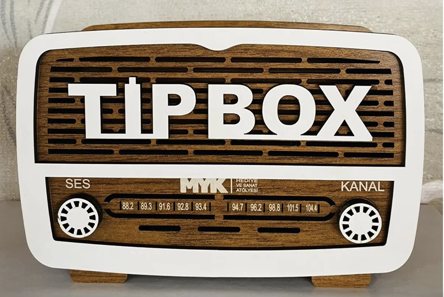 

Tipbox Money Boxes Tip Box And Piggy Bank Box Type For Businesses Cafe Workplace Wooden Nostalgic Radio Look Free Shipping