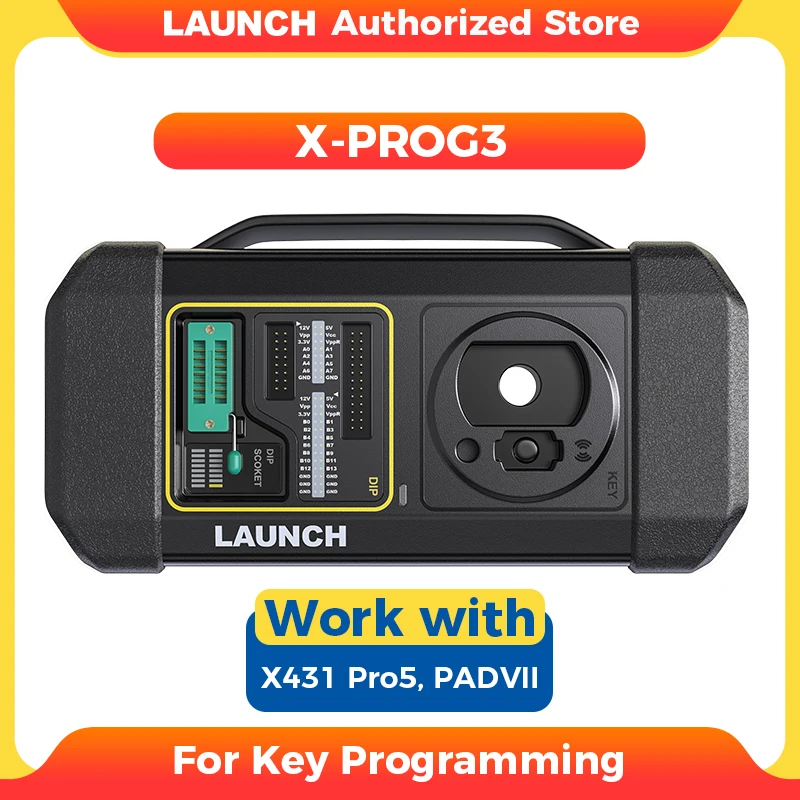 Programmeur de clés LAUNCH X-PROG3, module d'outils de programmation de clés de voiture, IMMO, immobilisateur, fonctionne avec le scanner X431