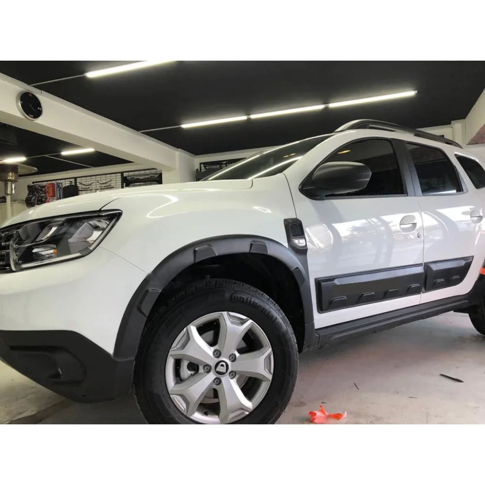 For Set Wheel Arches and Mouldings Renault Dacia Duster 2010-2022 Car Decorations Full Set Bumpers Trim Covers 4x4 Off-Road