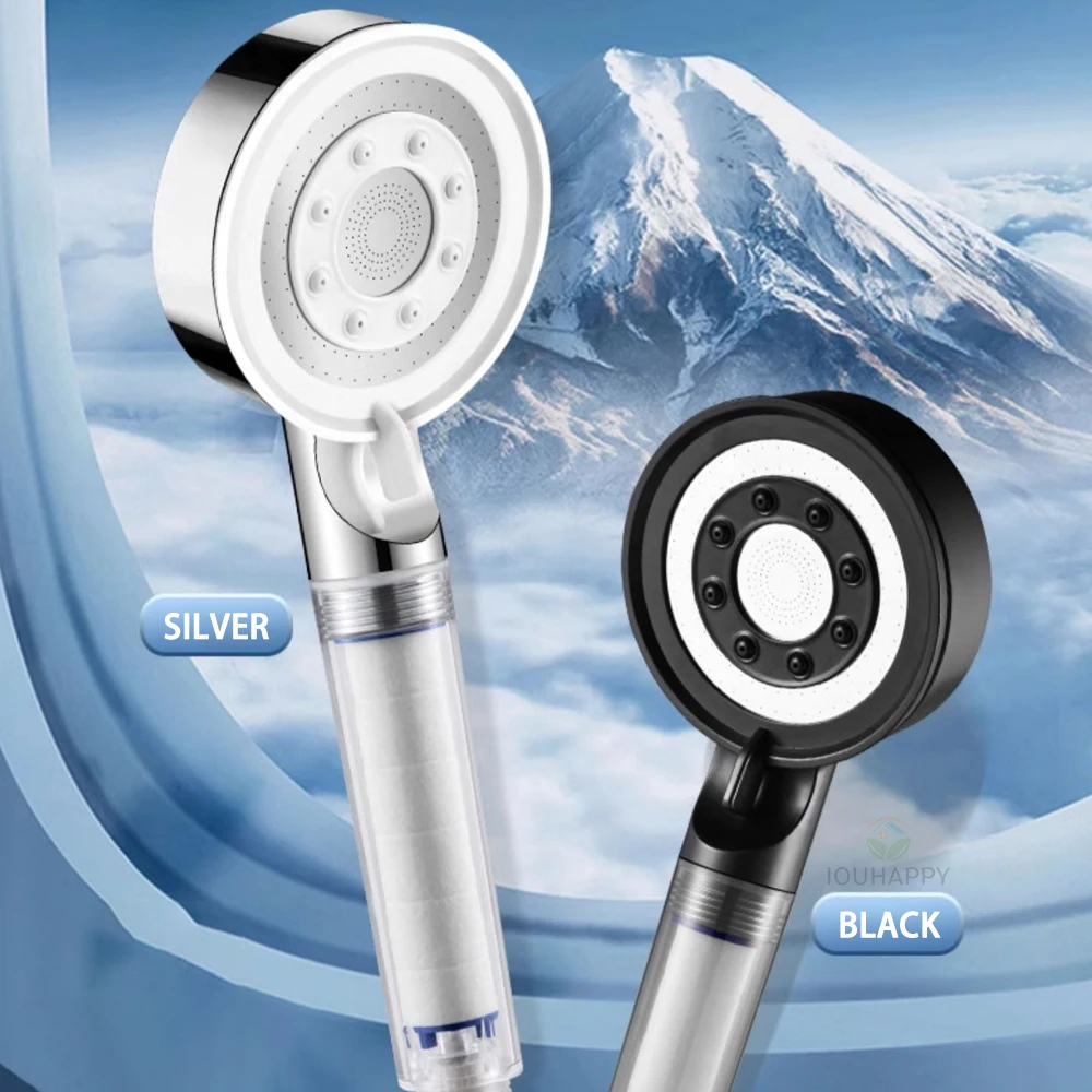 

5 Modes Shower Head High Pressure Water Saving Powerful Pressurized Spa Handheld Shower Head with Filter Bathroom Accessories