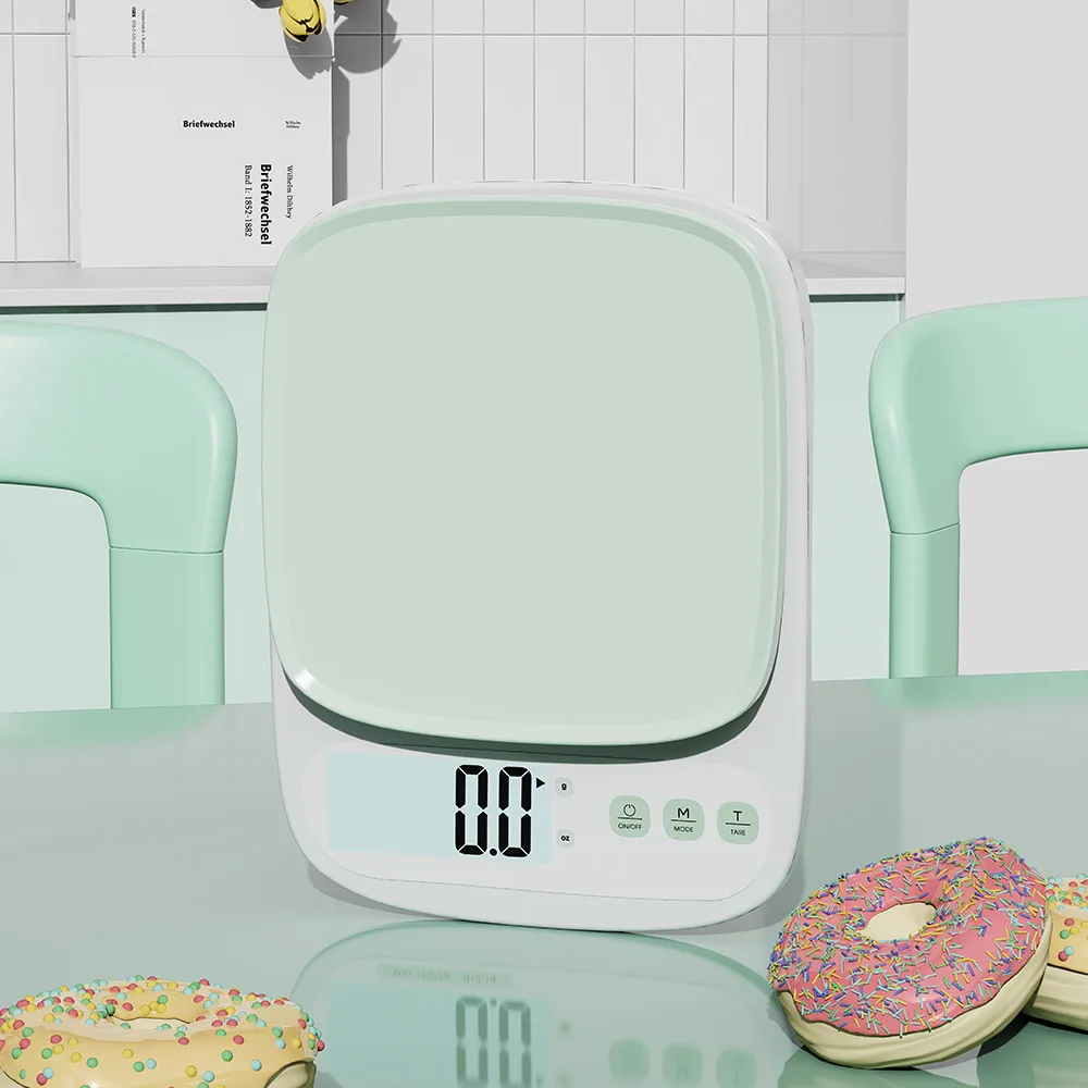 المطبخ الذكي الإلكتروني اللطيف يزن أغذية الأطفال على نطاق صغير 10 كجم