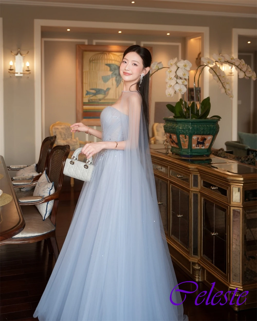 Vestido de noche moderno personalizado de Organza con forma de corazón, vestidos de fiesta sin mangas elegantes, vestidos para ocasiones especiales con lentejuelas de lujo