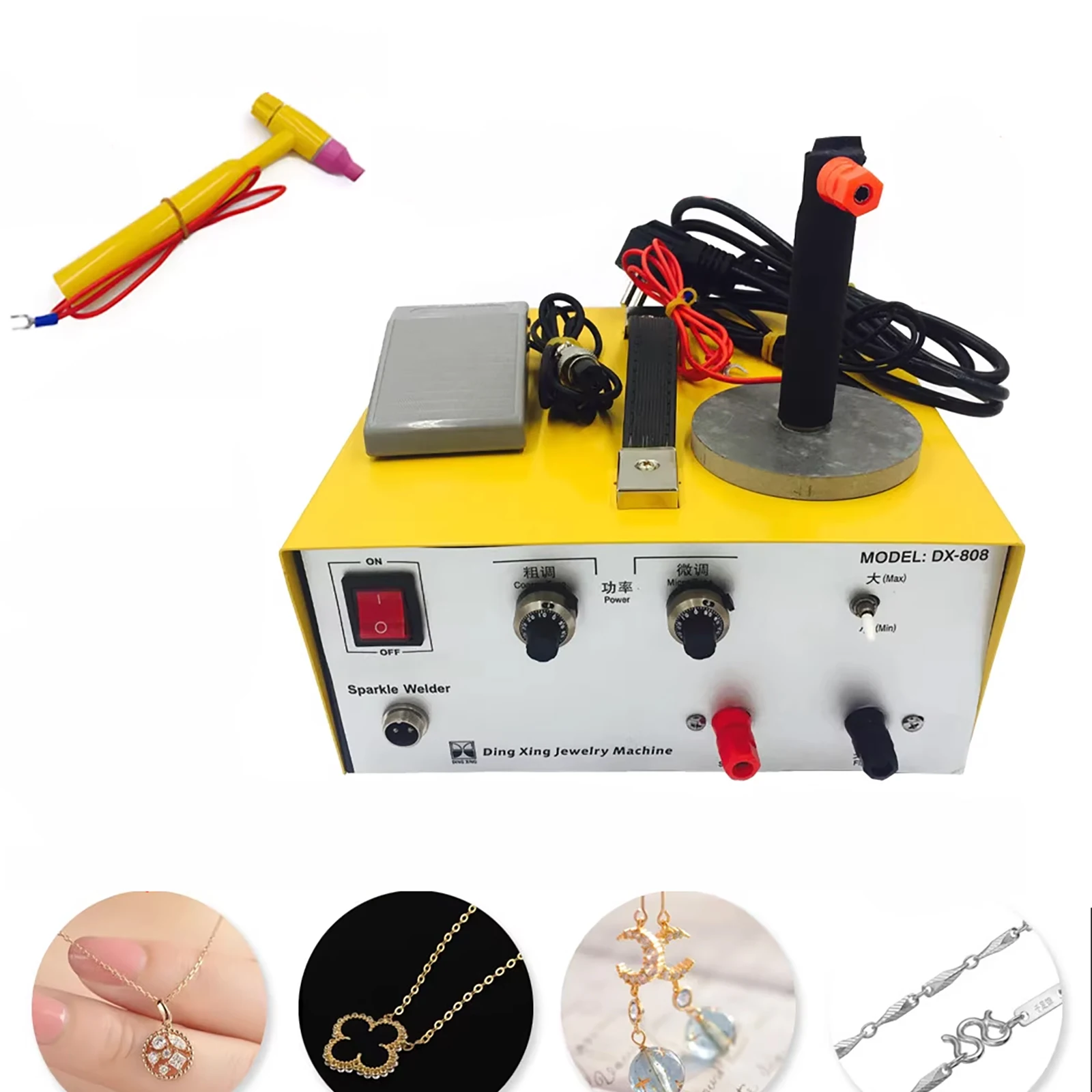 

Электрический импульсный точечный сварочный аппарат 30А для ювелирных изделий — ручной паяльный аппарат 0,4-1,0 мм с ножной педалью, идеально подходит для ремонта золота и серебра