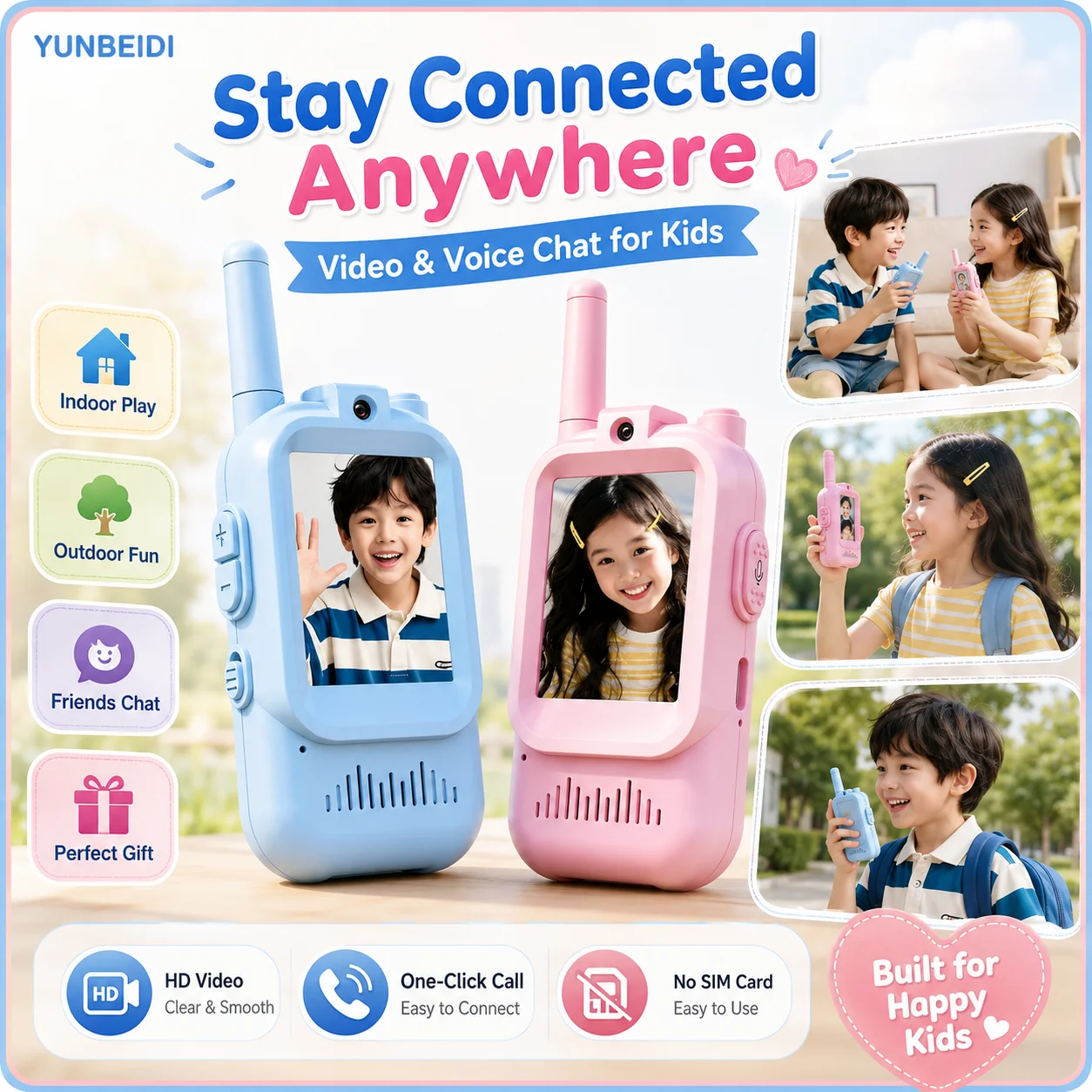 2 Walkie Talkie Video per Bamb - Kids Definition Of Education recensione e prezzo