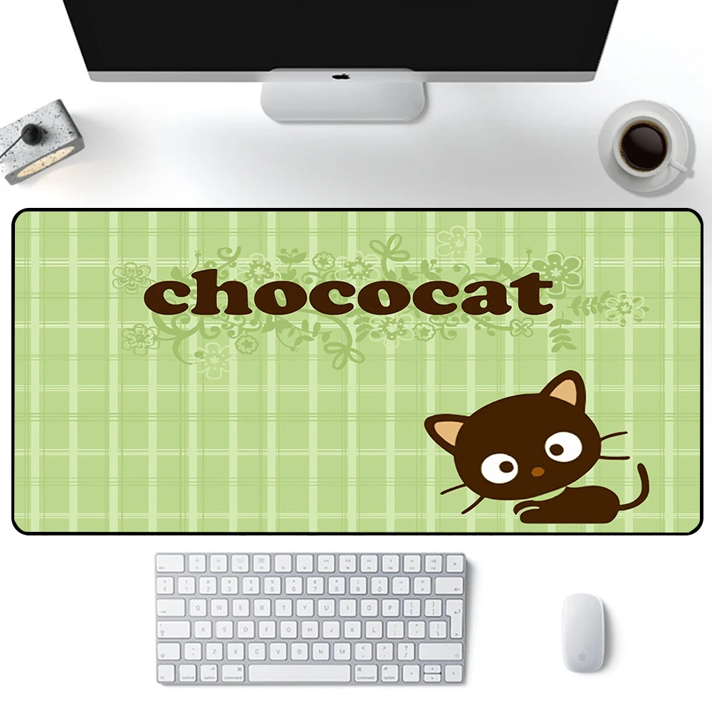 لطيف Chococat ماوس الوسادة كبيرة لوحة ماوس للألعاب الكمبيوتر ألعاب الكمبيوتر مكتب ماوس حصيرة سيليكون حصيرة لوحة المفاتيح بساط للمكتب المحمول Mausepad