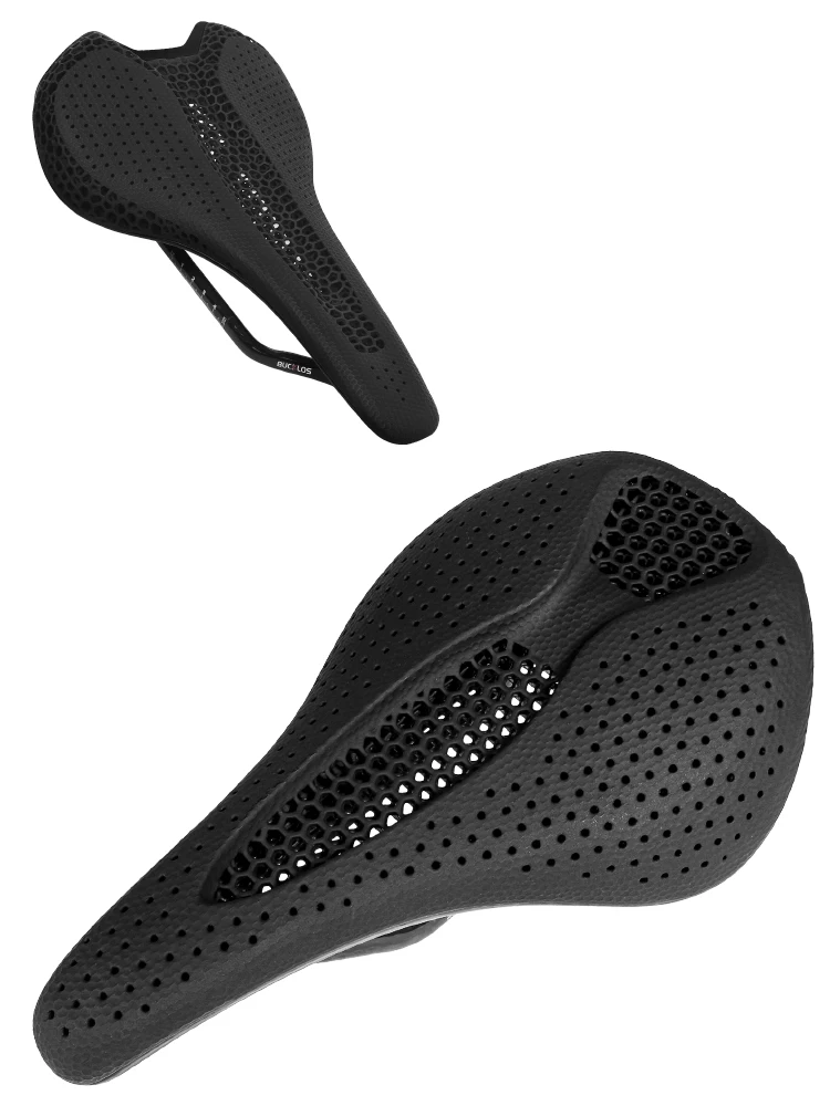 AliExpress BUCKLOS 3D Bicycle Carbon Fiber Saddle 143MM 155MM Bicycle Seat MTB Road Bike Cushion Shock Absorbing Bike Saddle Cycling Parts