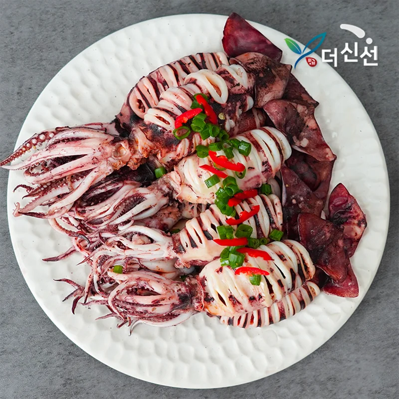 Natural trimming whole squid 500g x 2 packs