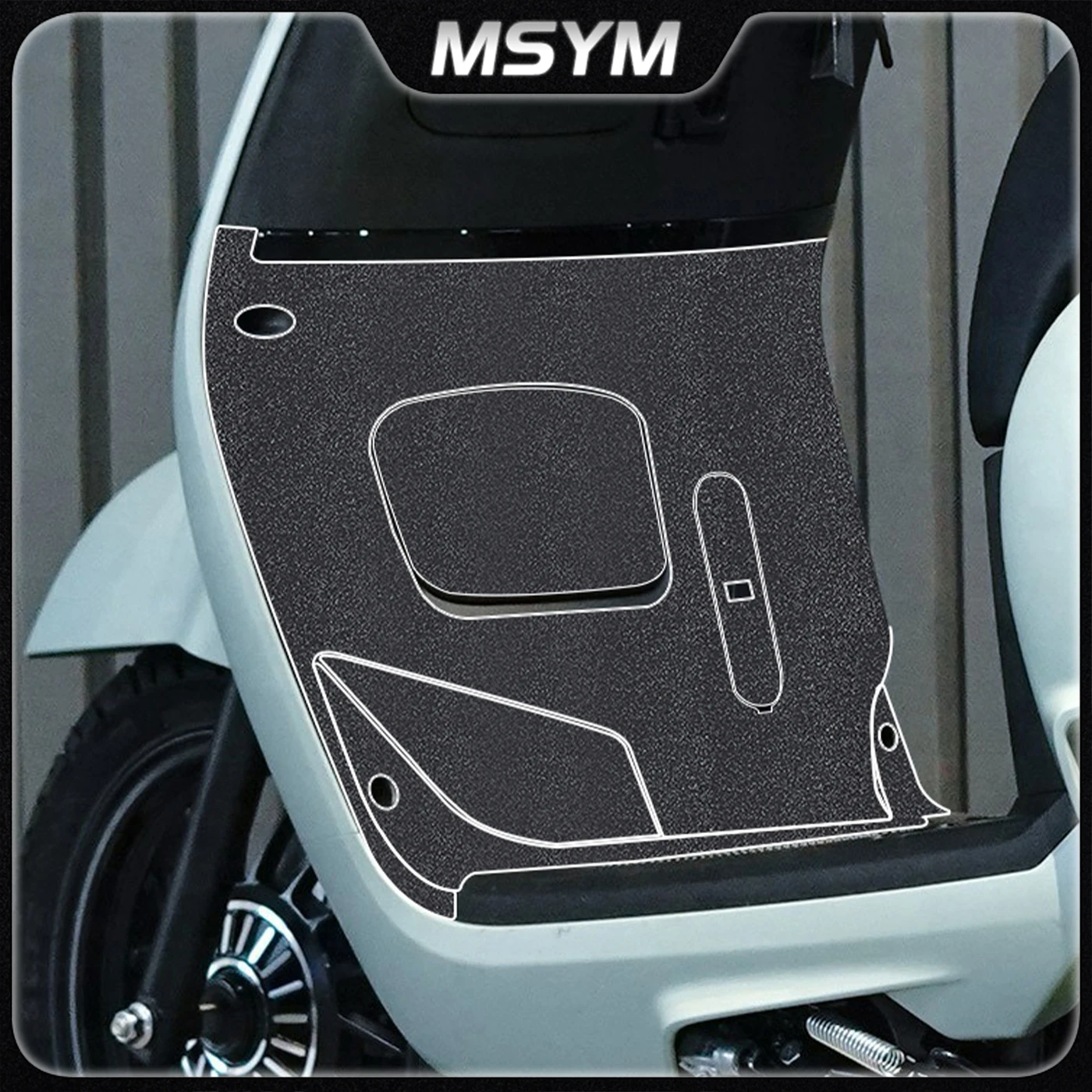 For CFMOTO 125AURA 2026 Thickened Armor Sticker Modified Sticker Front Foot Anti Scratch Protection Film Motorcycle Accessories