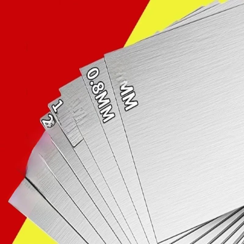 Tôle en acier inoxydable 0,1 mm 0,15 mm 0,2 mm 0,3 mm 0,4 mm 0,5 mm 0,8 mm 1 mm 1,5 mm 2 mm 3 mm 4 mm