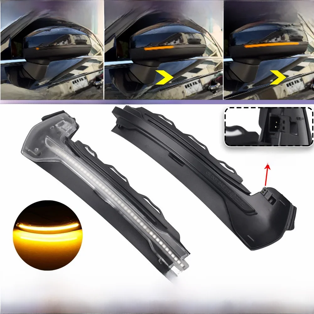 Pour Audi A3 8V S3 RS3 LED clignotant dynamique clignotant eau rétroviseur latéral indicateur clignotant 2013 2014 2015 2016 2017 2018
